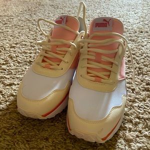 Puma | Pink, White, Cream Sneakers | New